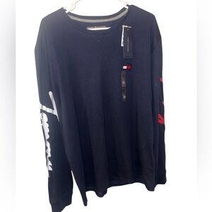Tommy Hilfiger long sleeve shirt size L color blue new